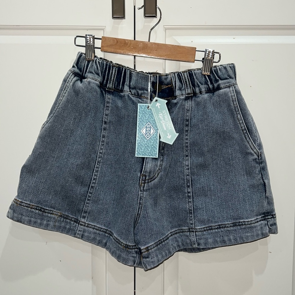 Southern Shirt Company NYM 90’s knit Denim Shorts
